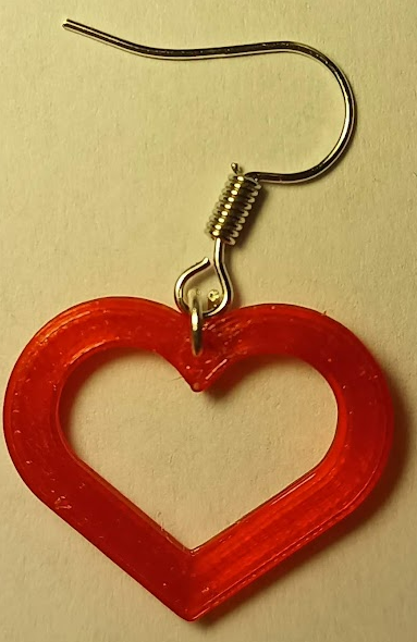 Náušnice SRDCE / HEART earrings