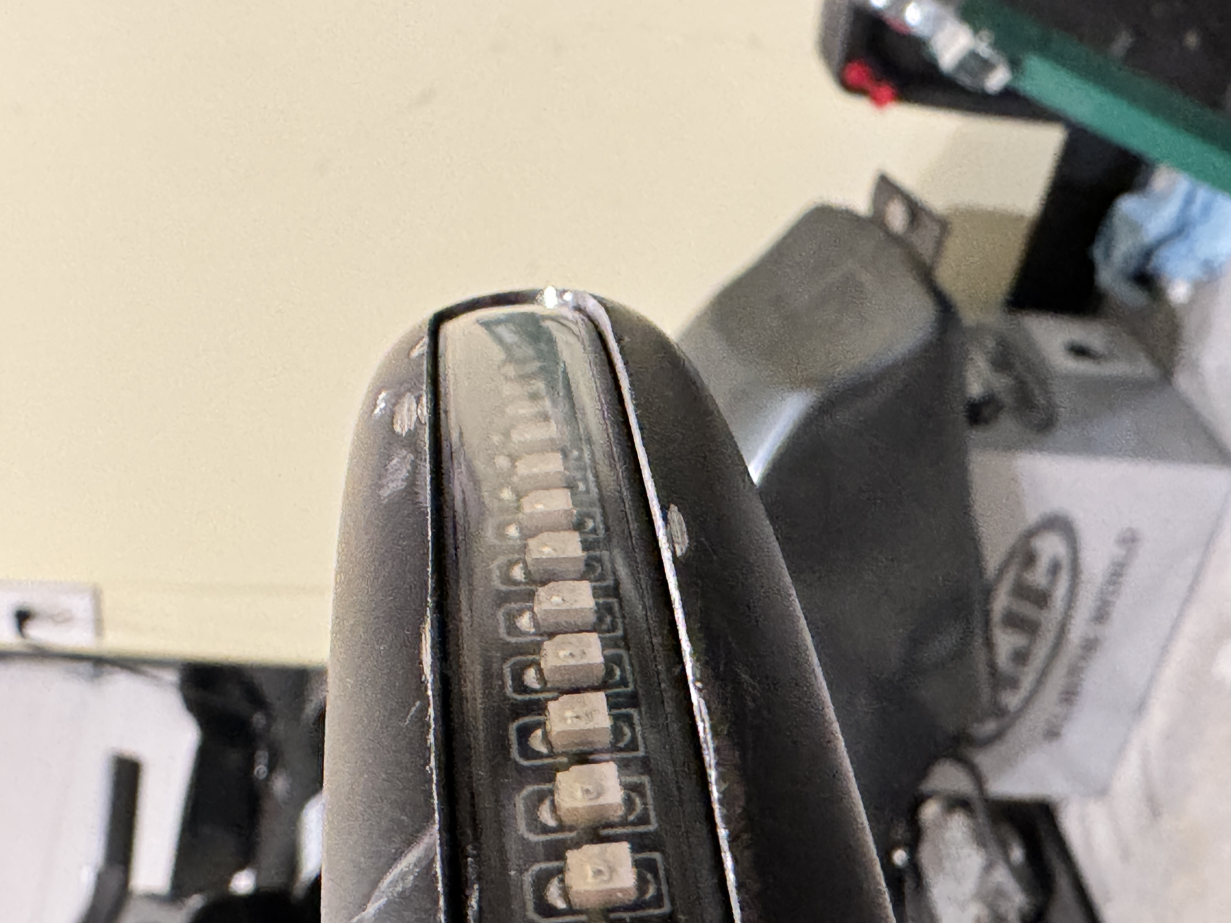 BMW K100 Rear Hoop LED Light Strip Bracket