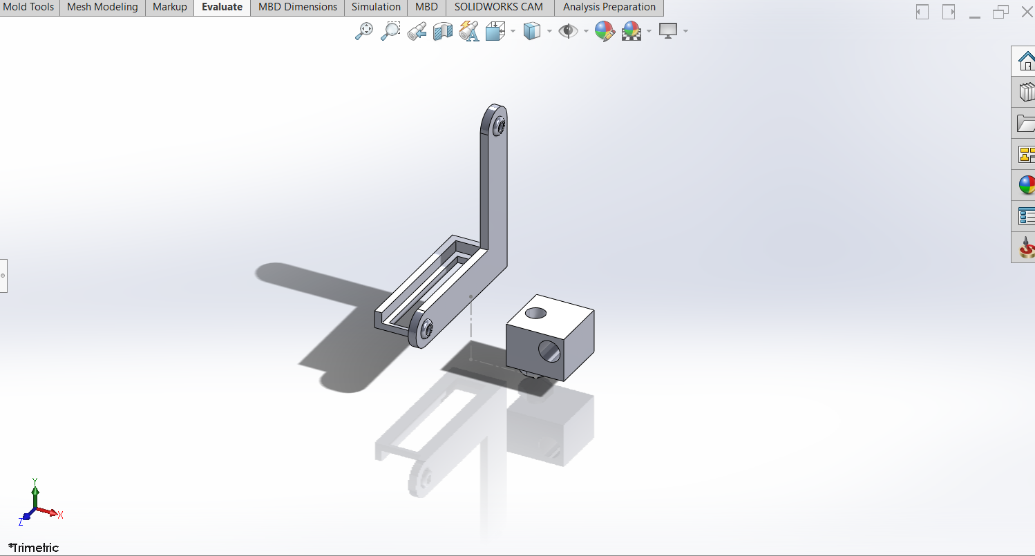 Anycubic i3 Mega partcooling fan duct template (with example)