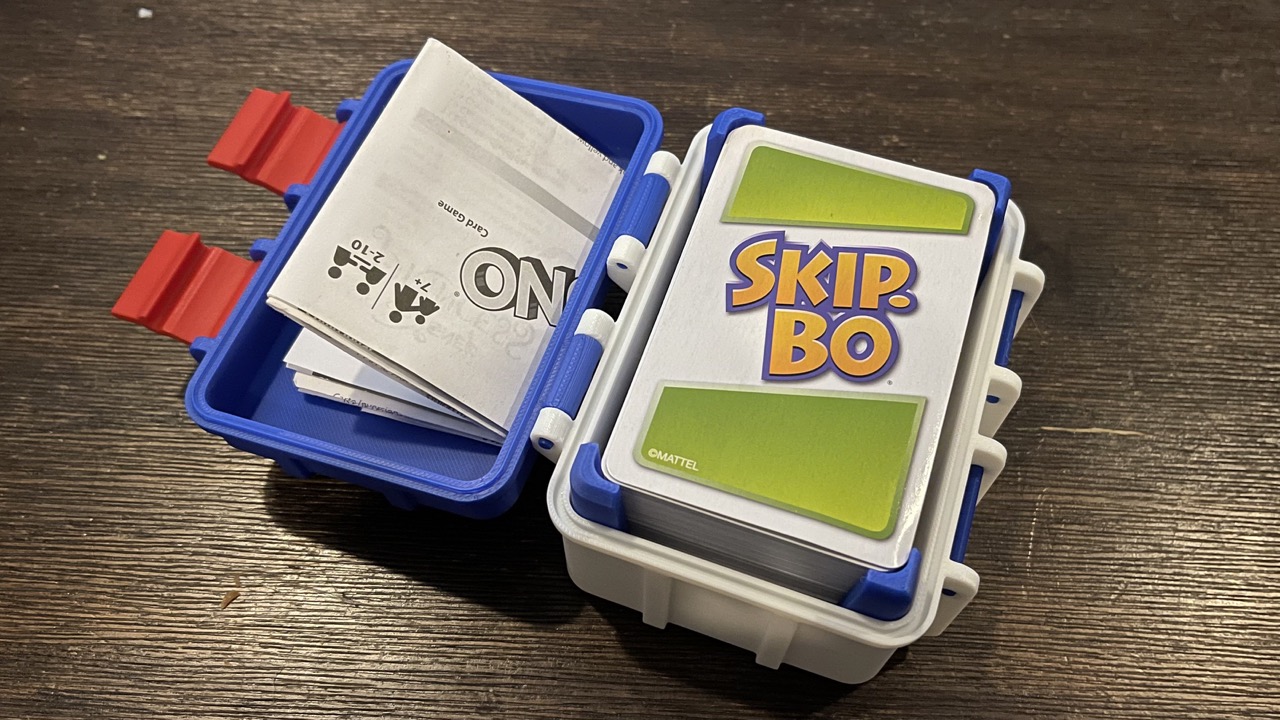 Retro SkipBo Card Game Box (MultiColor) by Troutinator Download free STL model