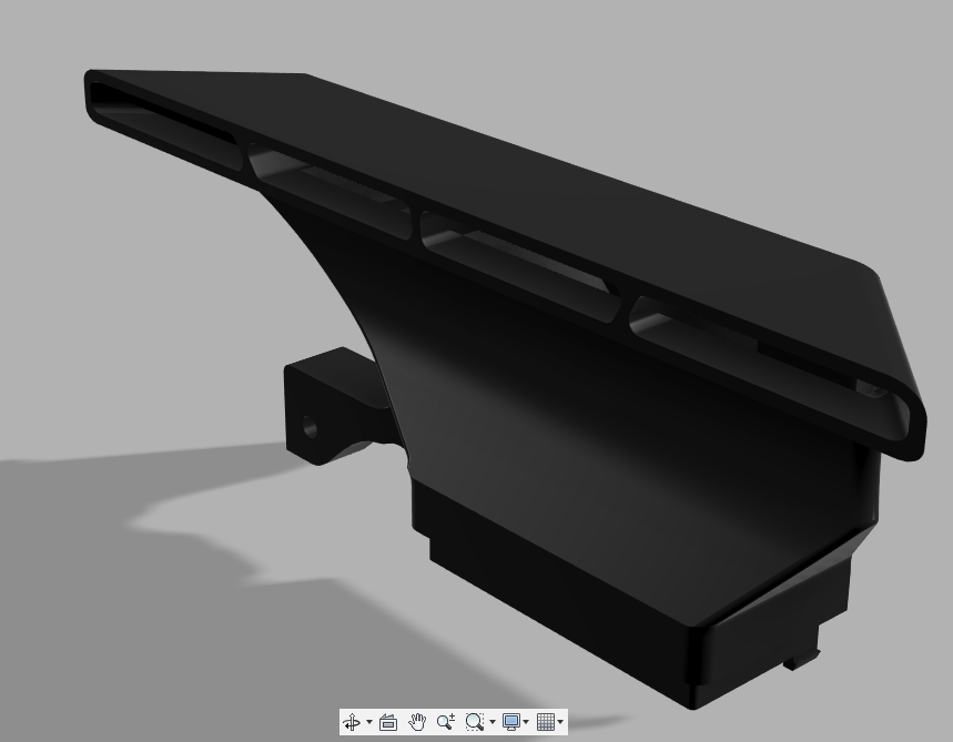 Creality K1 side fan improved flow duct