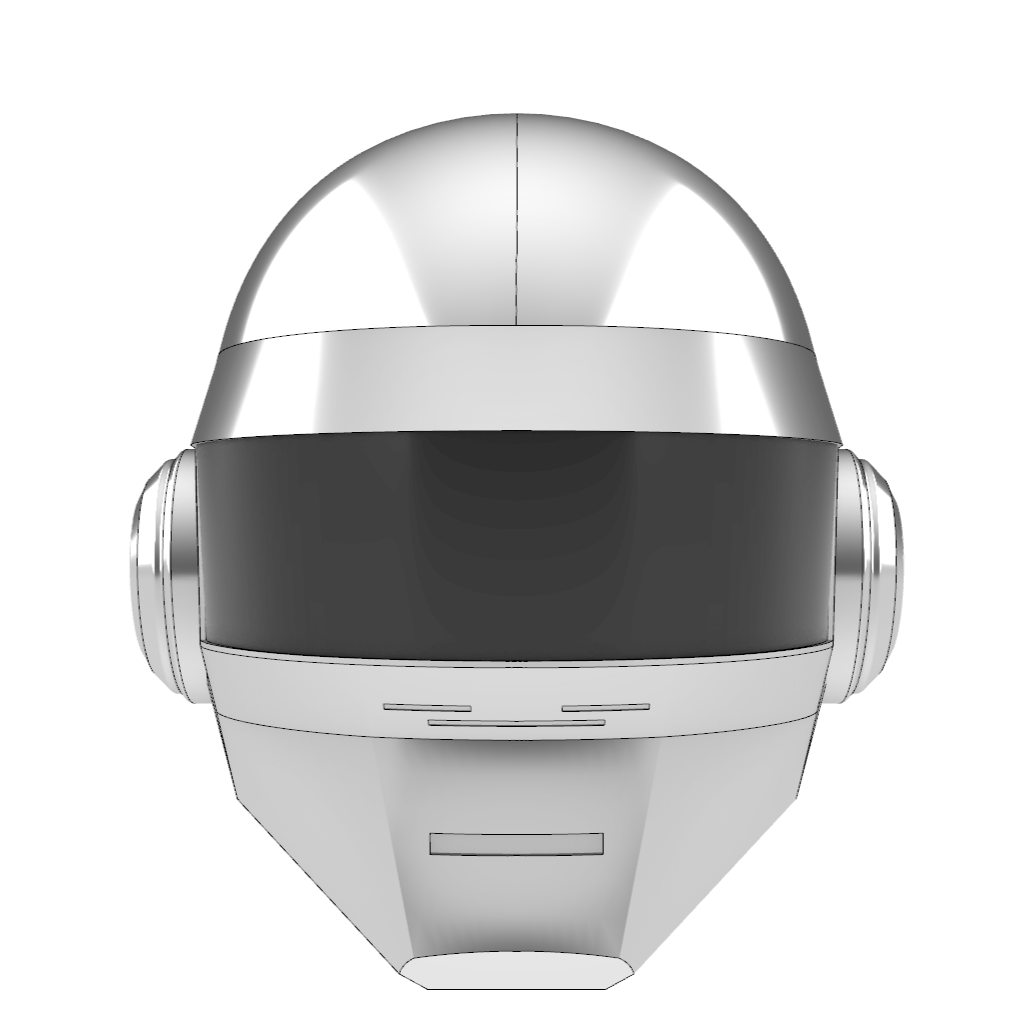 Daft Punk HAA Helmet by criticise the humen | Download free STL model ...