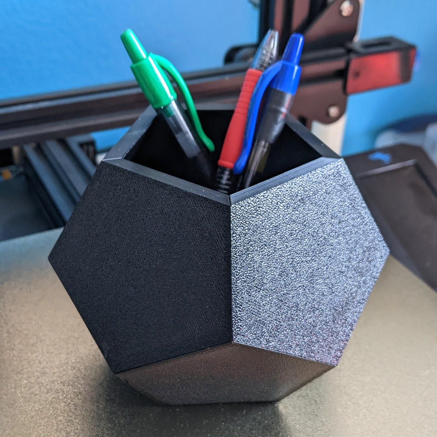 Modular Dodecahedron Mold Planter Container