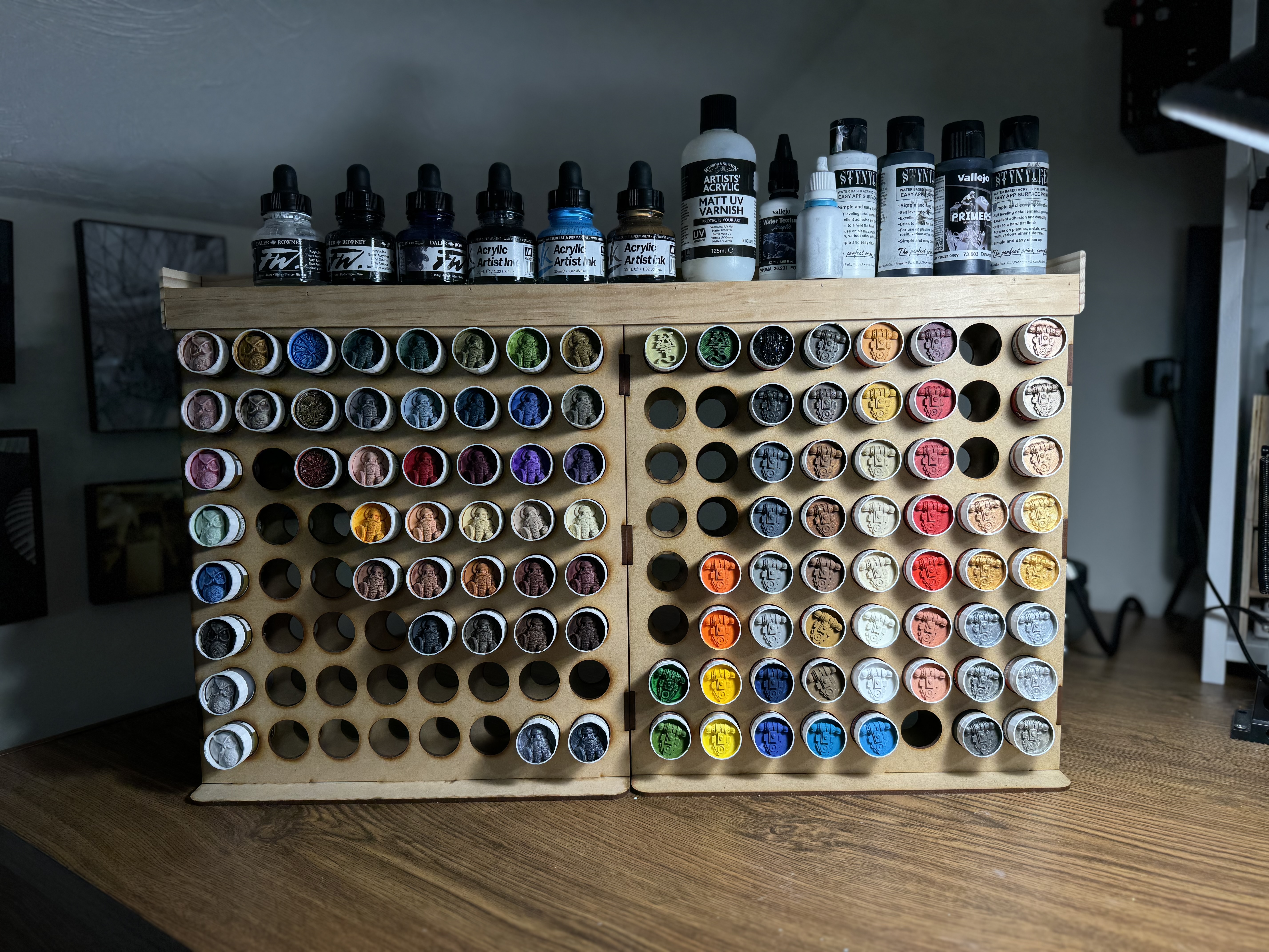 Paint Bottle Swatch for Army Painter/Vallejo/Scale 45