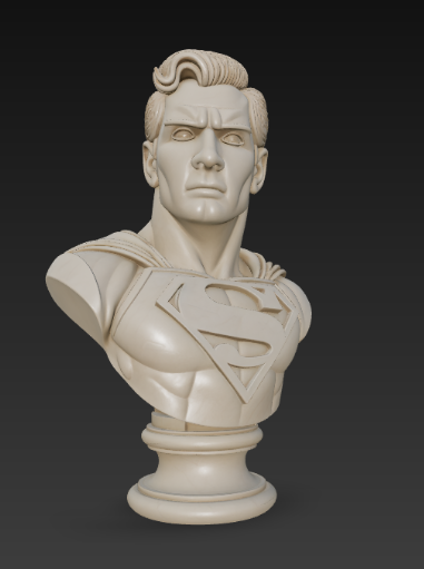 Superman Marble Bust — thumbnail 3
