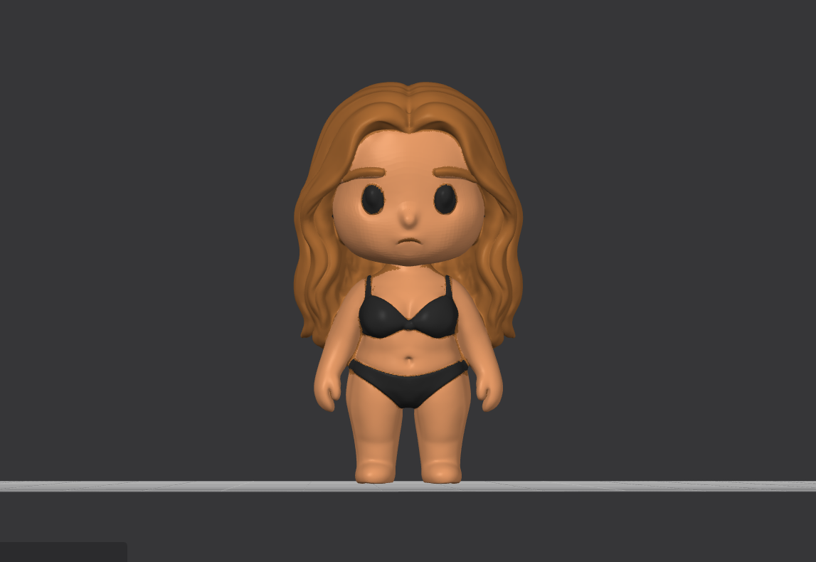 Chibi Bikini model