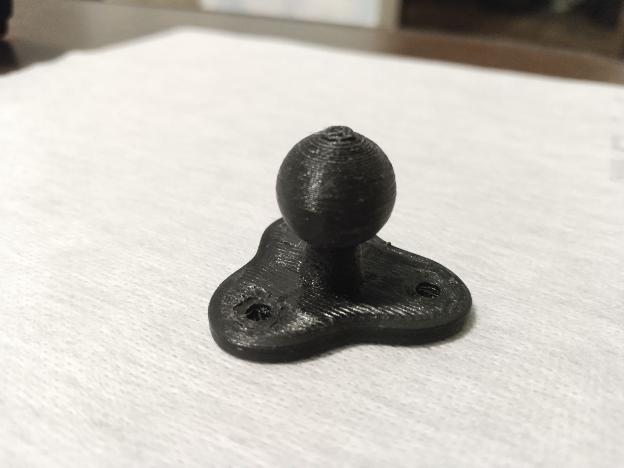 mounting with a ball / крепление с помощью шарика