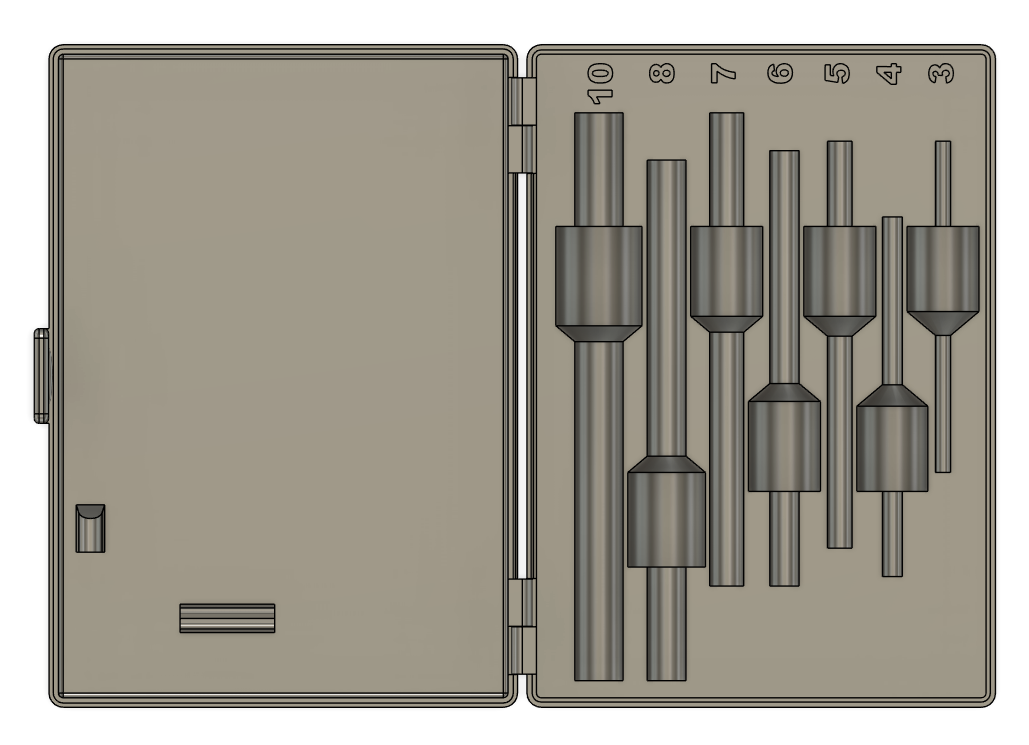 Drill with countersink box Remix 4mm to 10mm