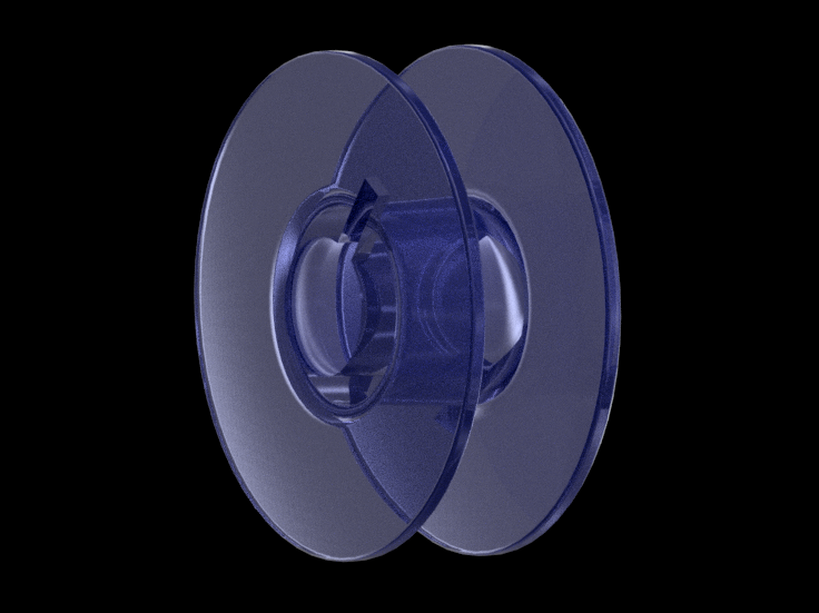 Bobbin 9033P (Pfaff) for Resin/SLA printing