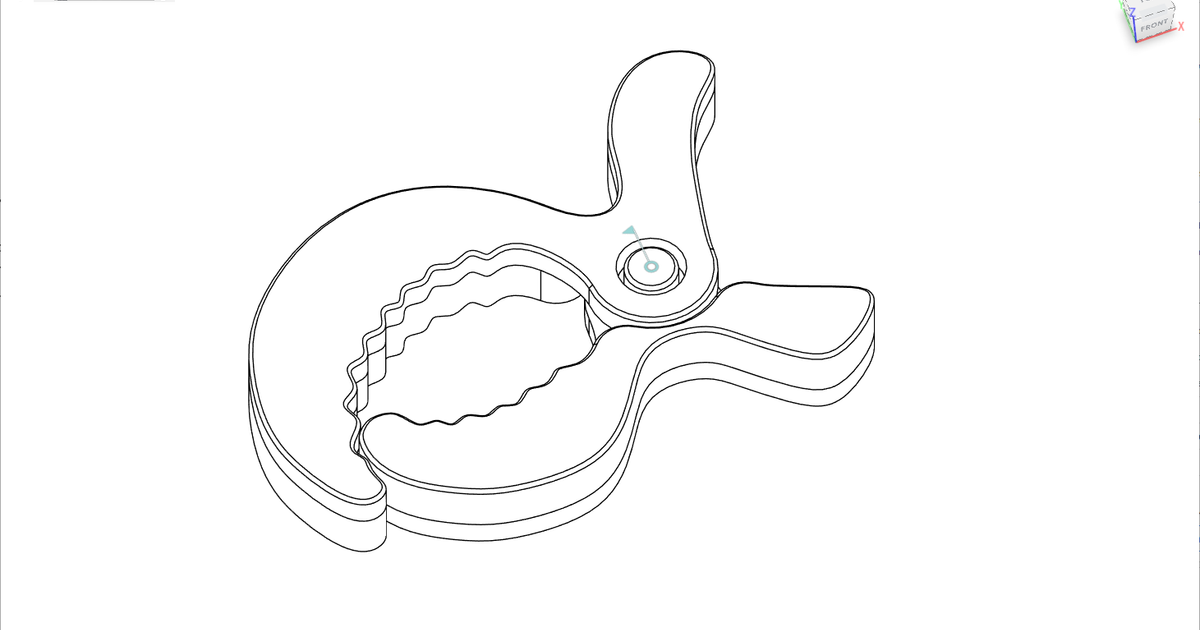 Baby stroller clip by georgmierau download free stl model