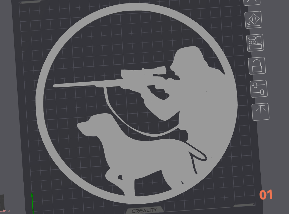 Hunting silhouette