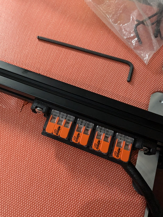 Voron Trident / 2.4 parametric Wago 221 mount