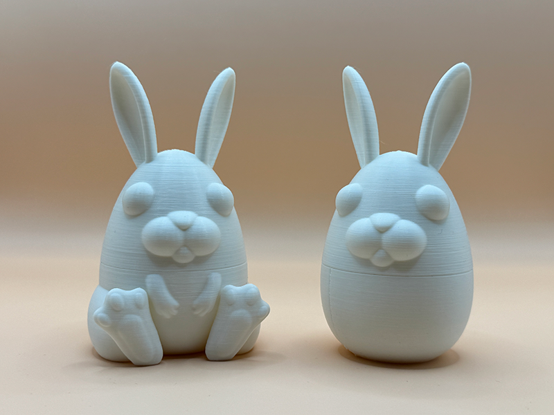 Cute Easter Bunny Egg (Screw Top & Designed For Multi-Material Printing)