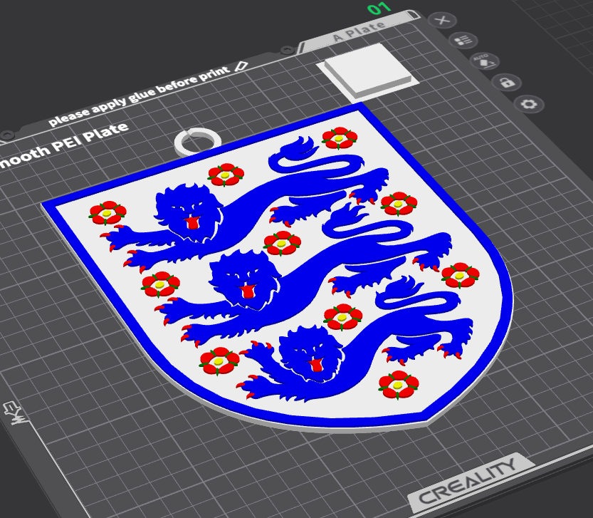 Necklace for supporters of England