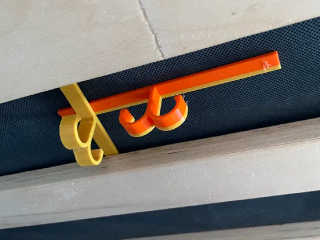 double hook bunk bed slate supported