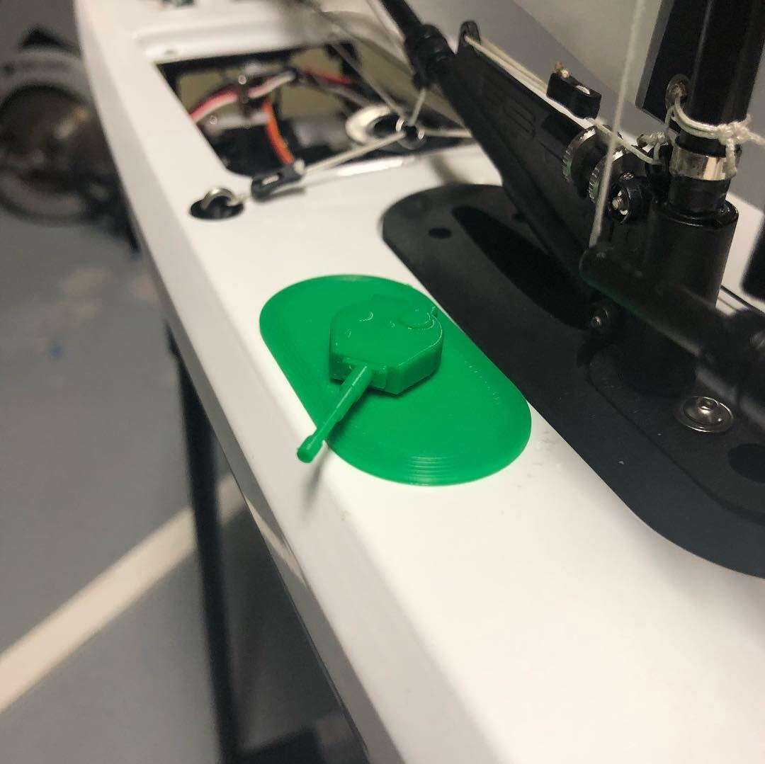 Turret Hatch Cover - DF65 RC Sailboat Replacement Hatch Cover