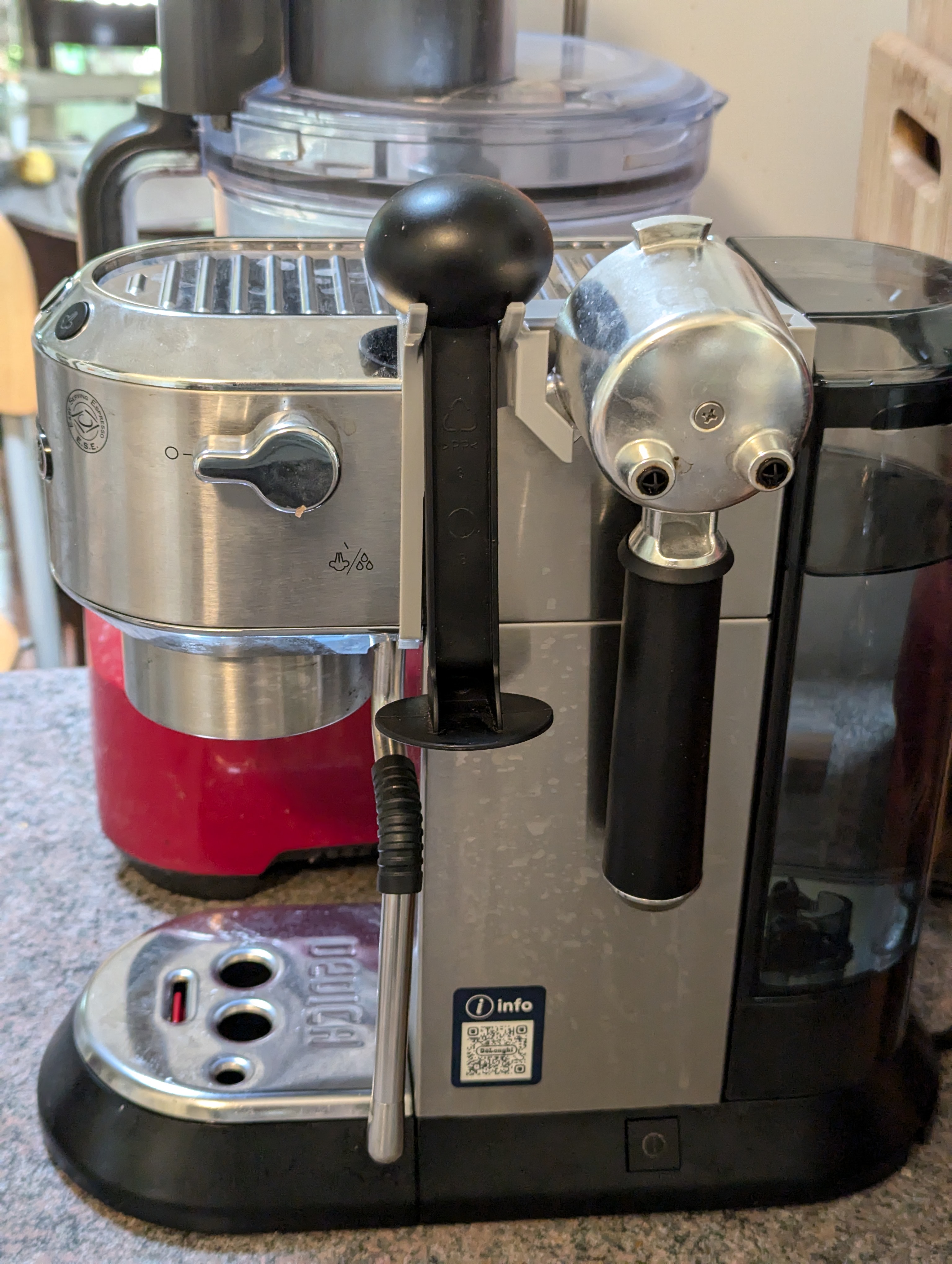 Tamper/Portafilter holder for Delonghi Dedica 885