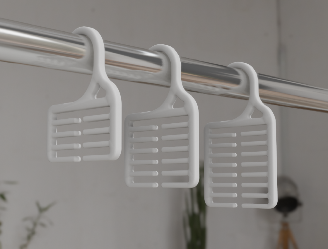 Simple Tie Hanger for 8 to 24 ties