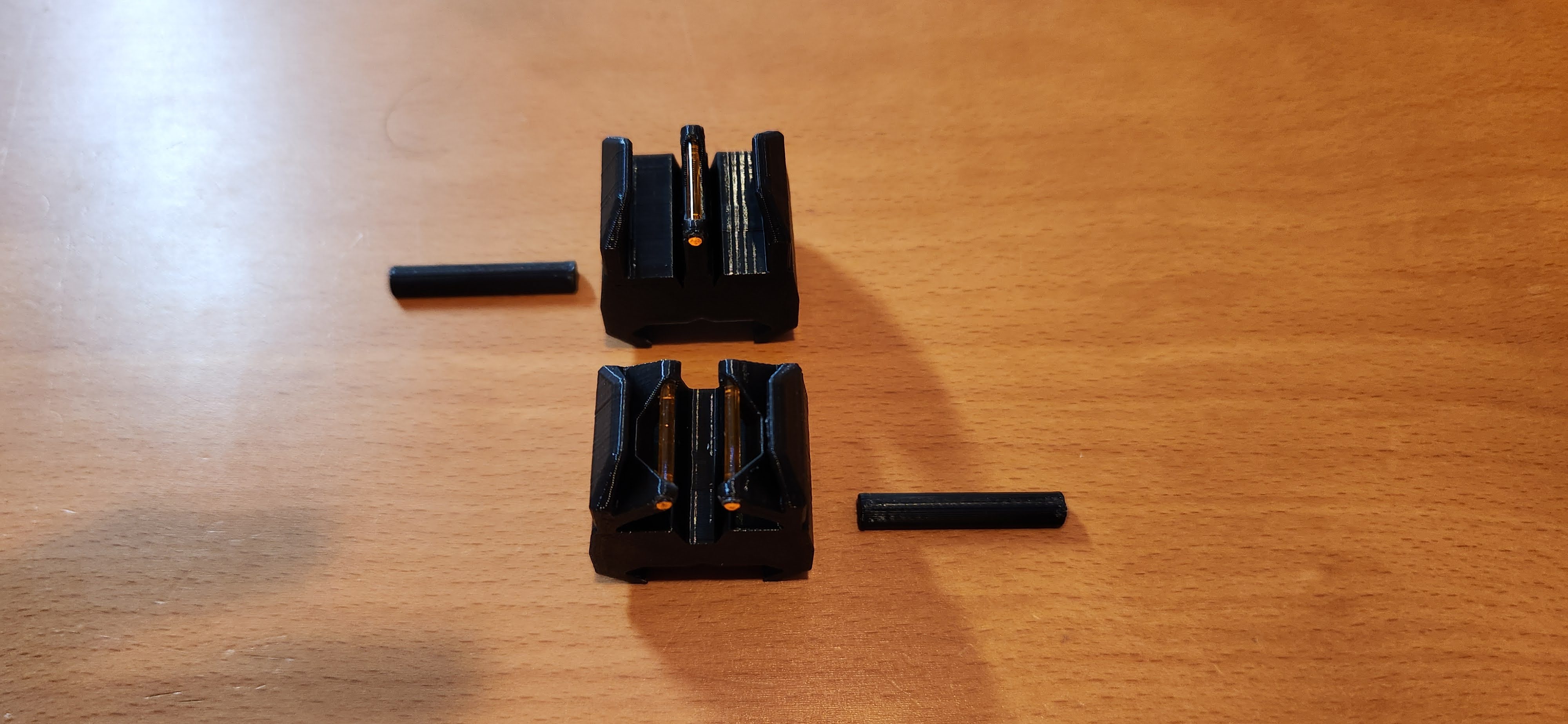 Hardware Free Fibre Optic Sights