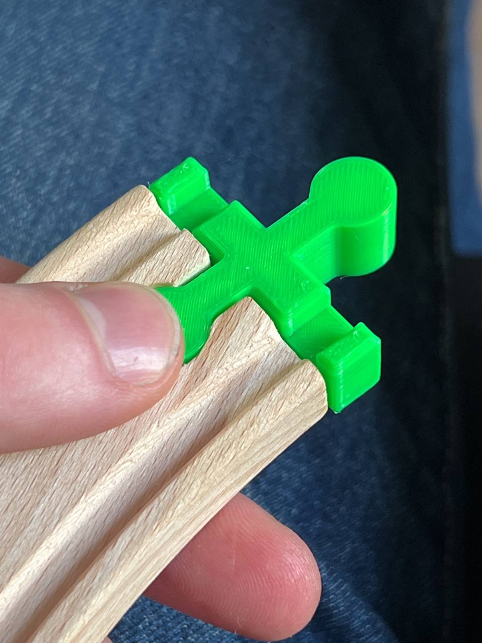 Adapter Piece for Wooden Train