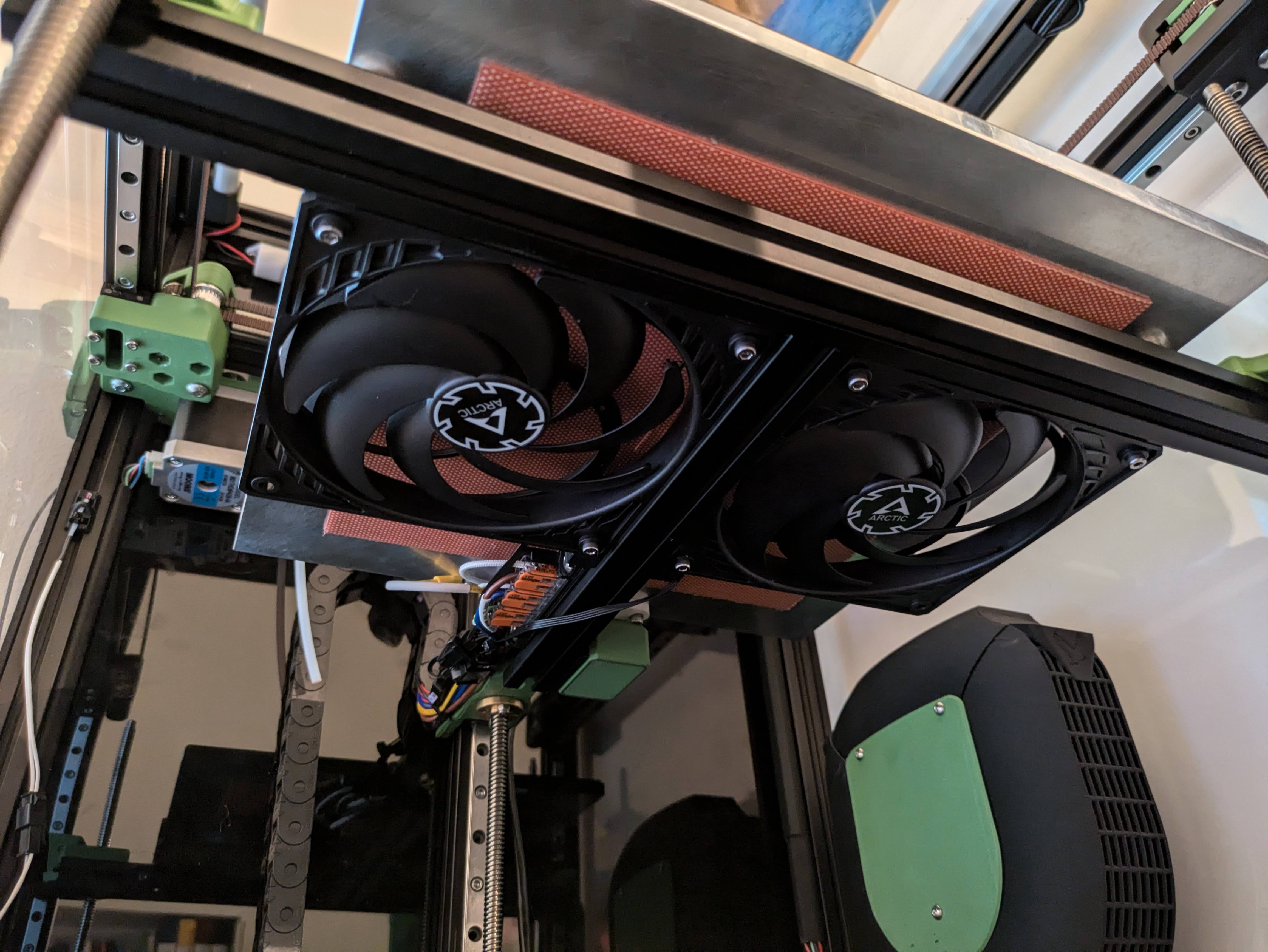 Voron Trident 120mm Bed fans