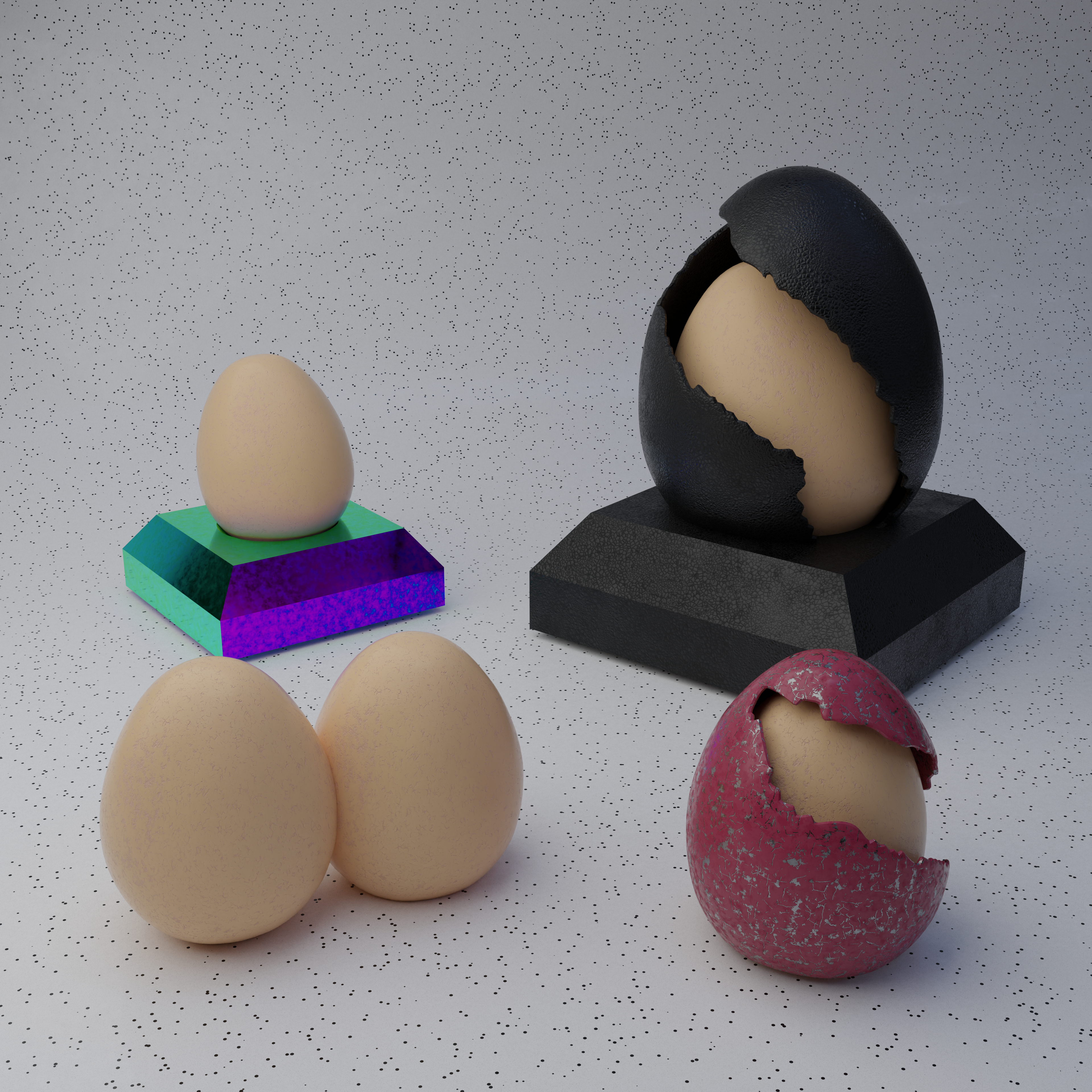 Cracked Eggshell Decorative Holder — thumbnail 3