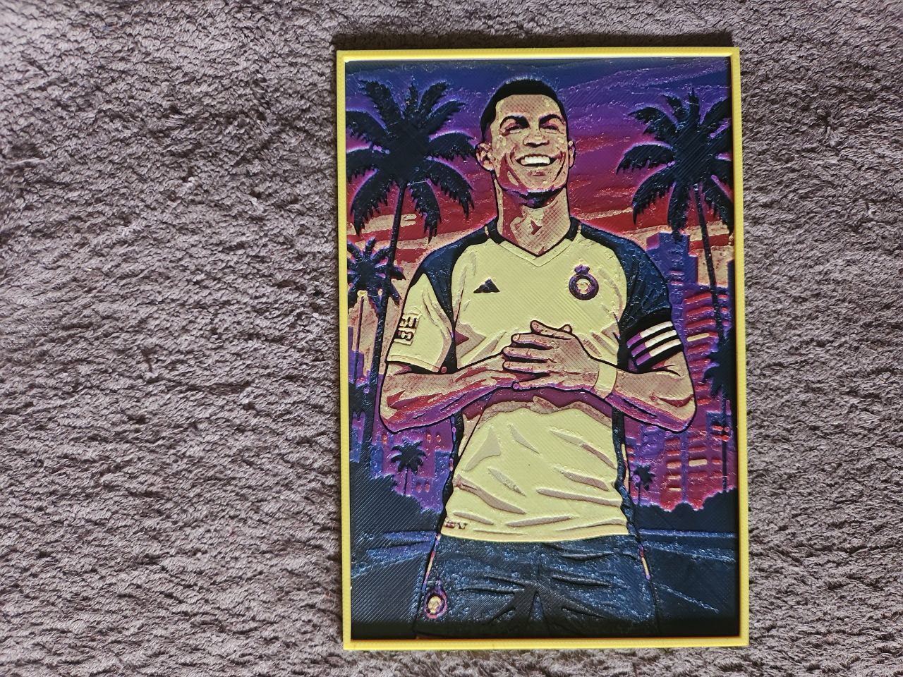Cristiano Ronaldo - GTA VI Style - HueForge