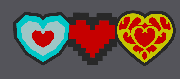 Zelda Heart Lightbox