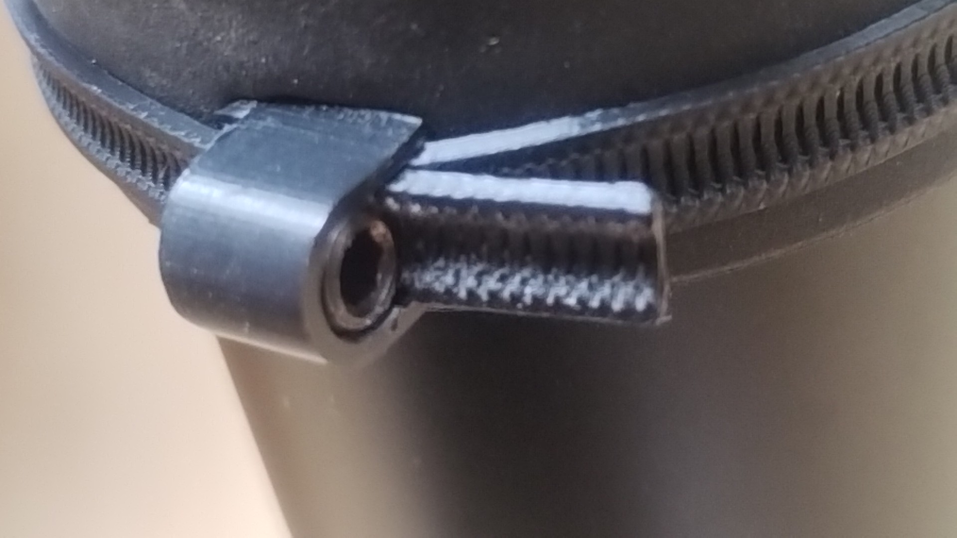 Miniature hose clamp (M5 metric grub screw)