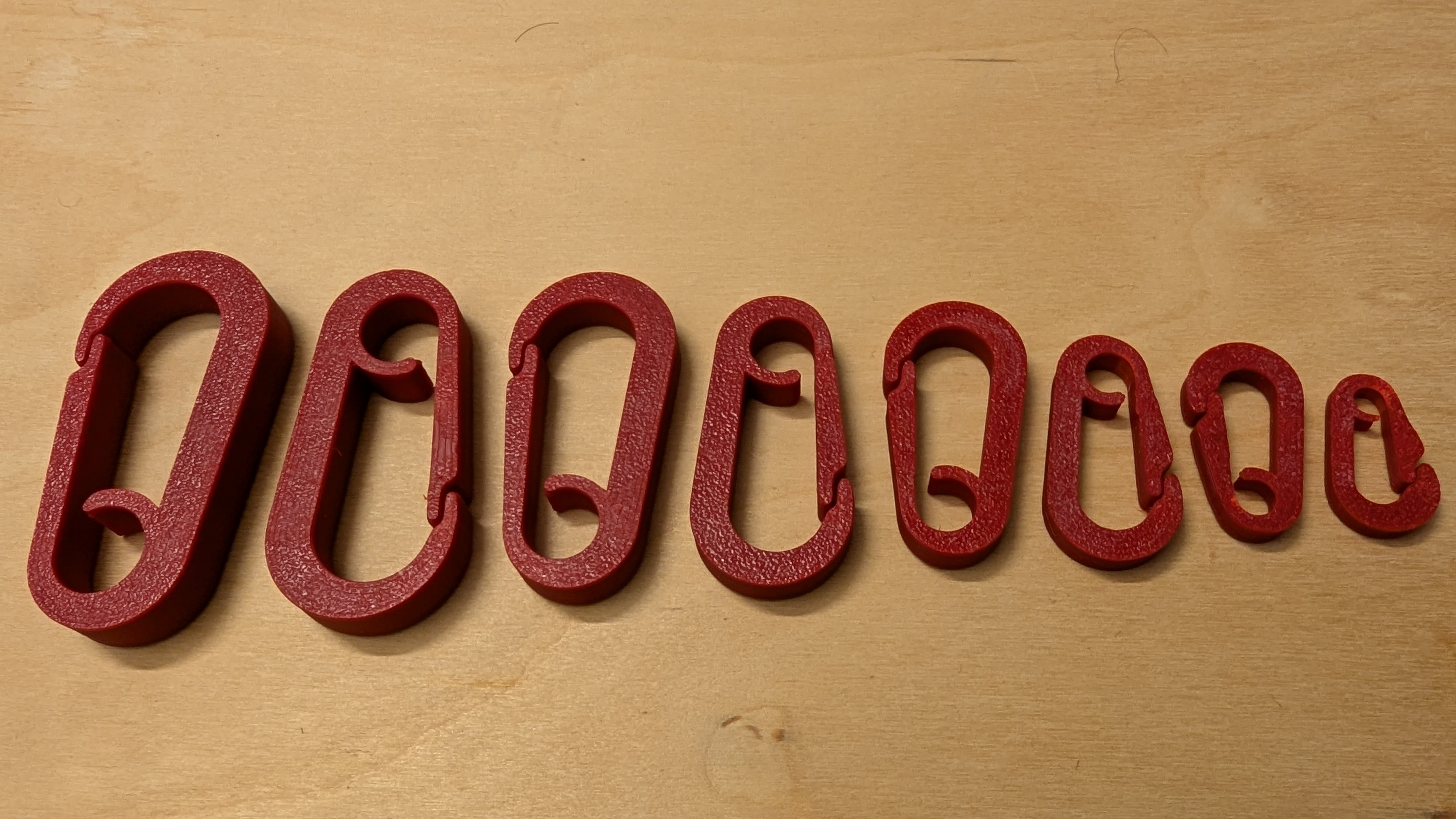 Camping Carabiner 20mm - 55mm