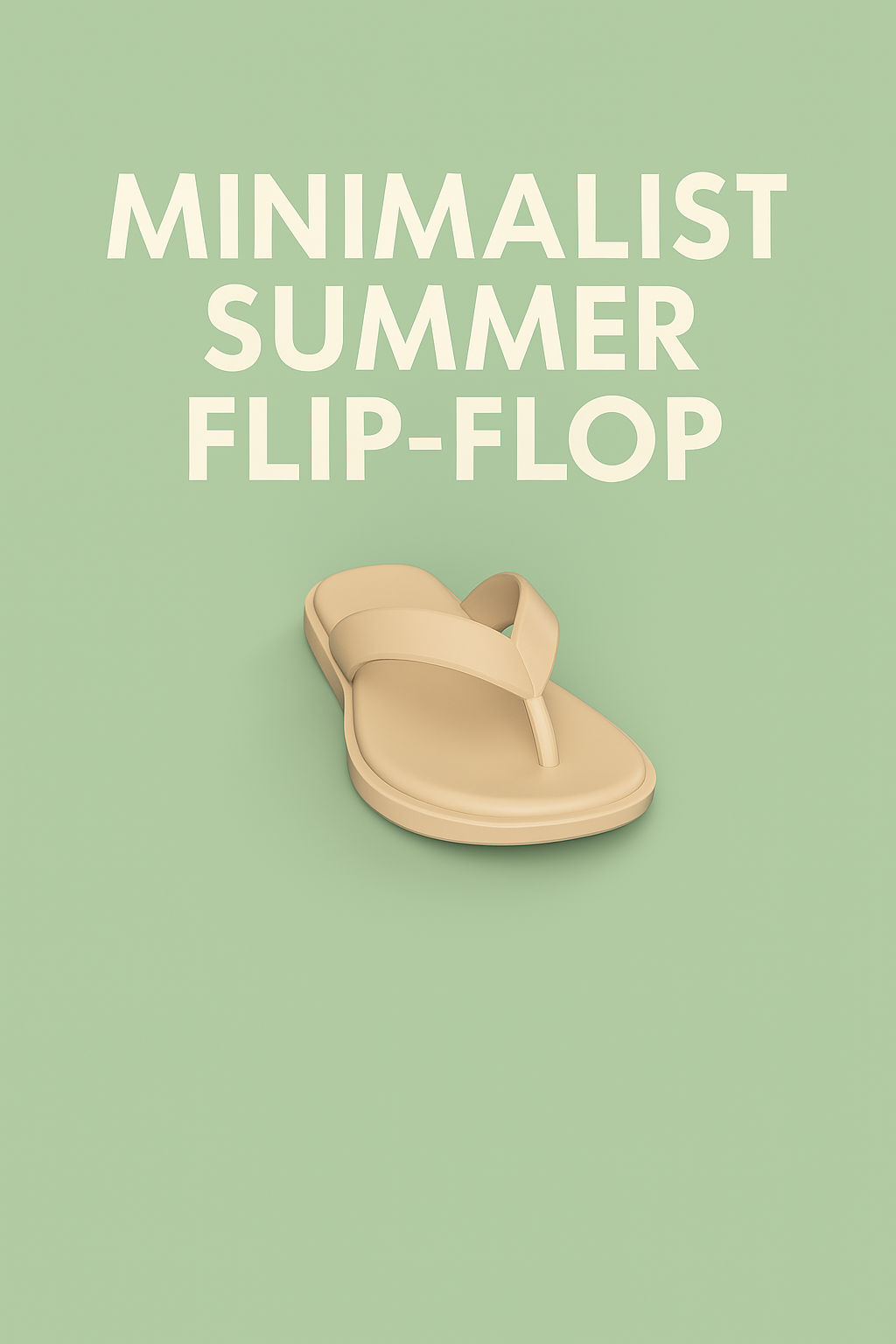 Minimalist Summer Flip-Flops