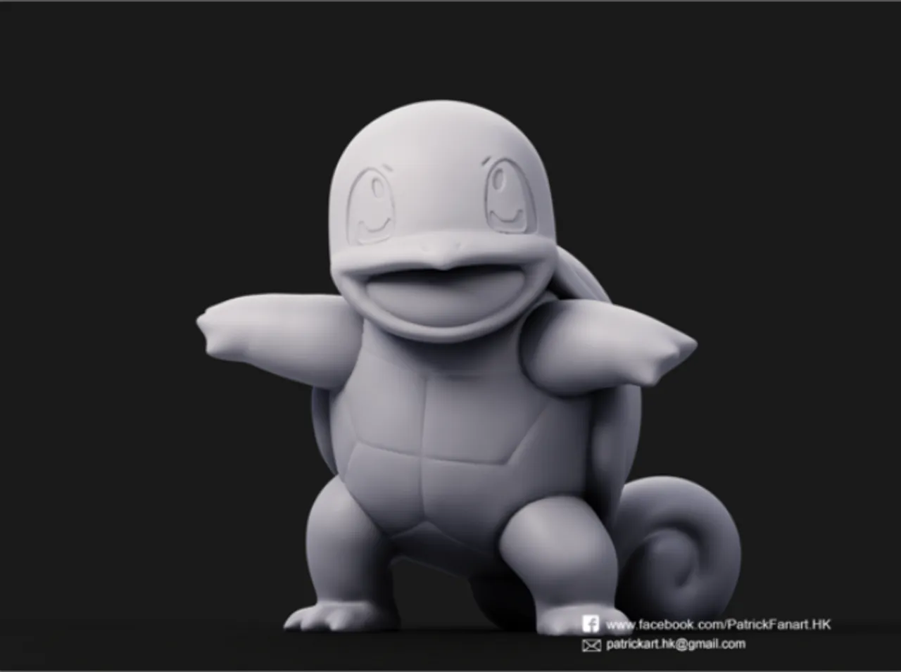 STL file Squirtle muscle・3D printing design to download・Cults