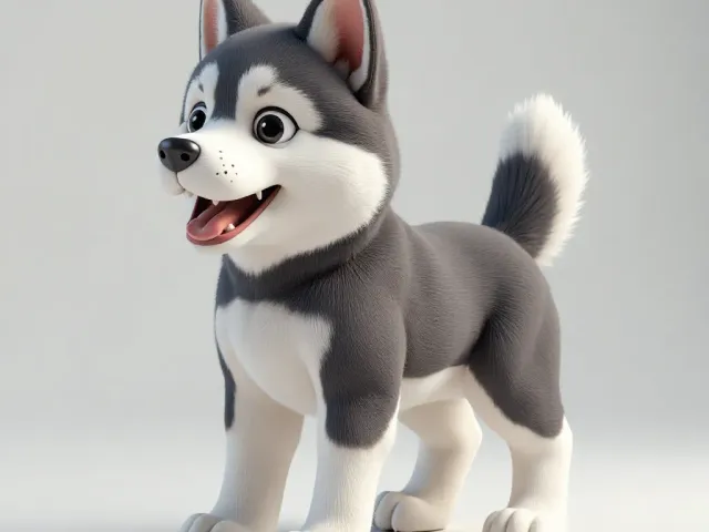 Husky - Husky Dog With Great Details