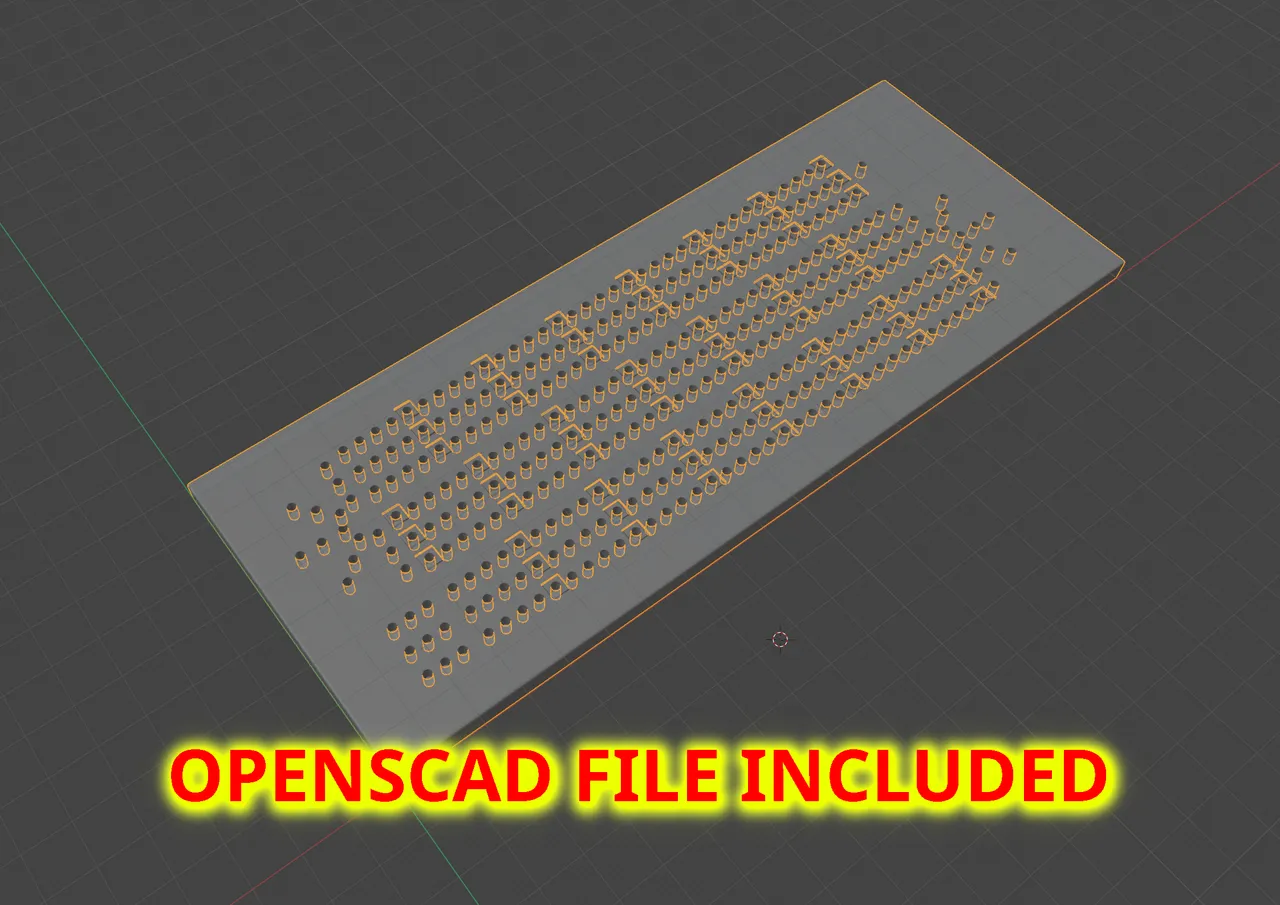 Cribbage Board Template by Cyclone-6 | Download free STL model | Printables.com