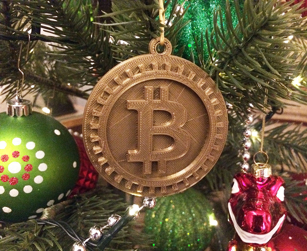 Bitcoin Christmas Hanger