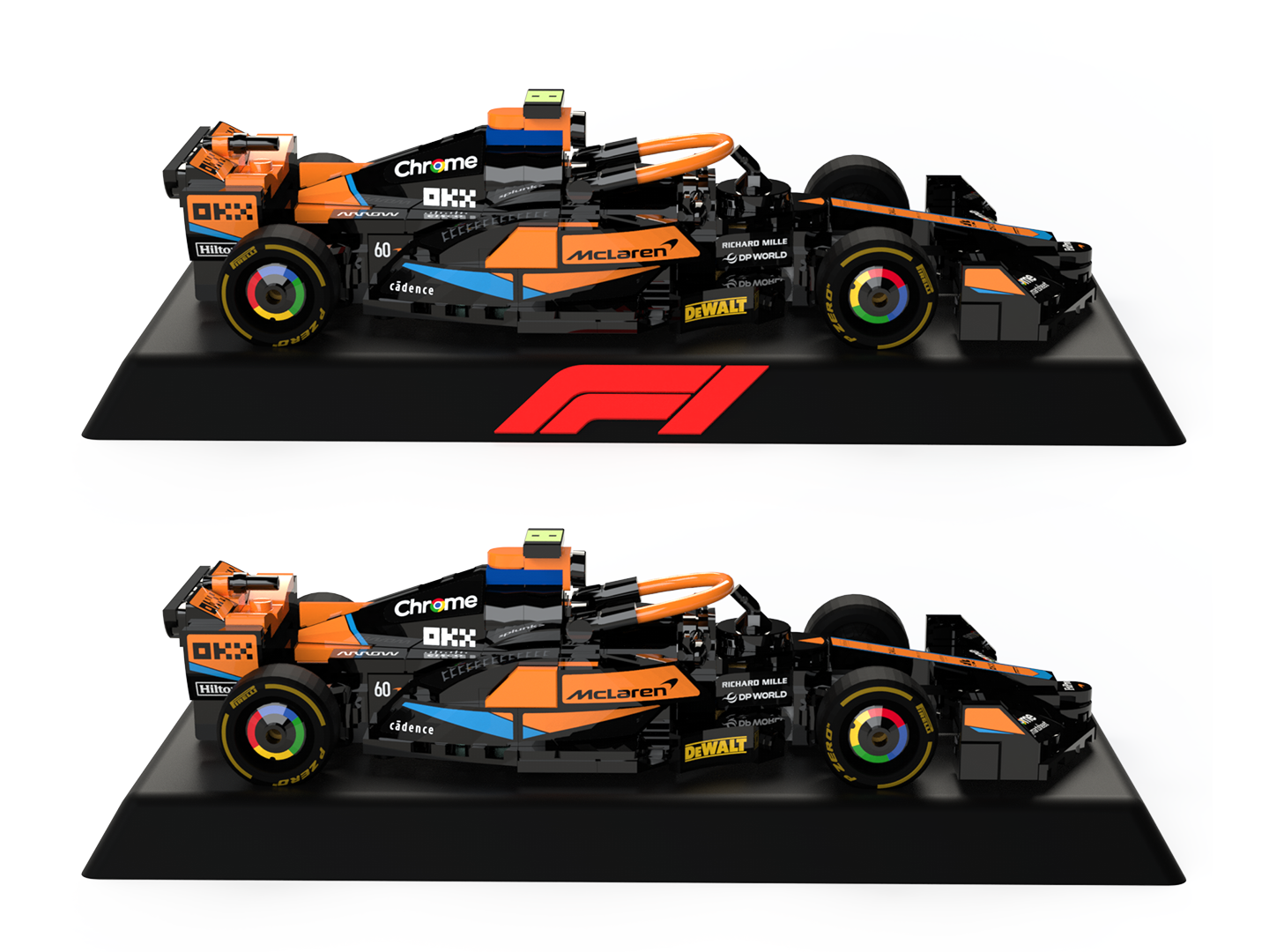 Lego 2023 McLaren Formula 1 F1 Car Display Stand (MMU/AMS Friendly)