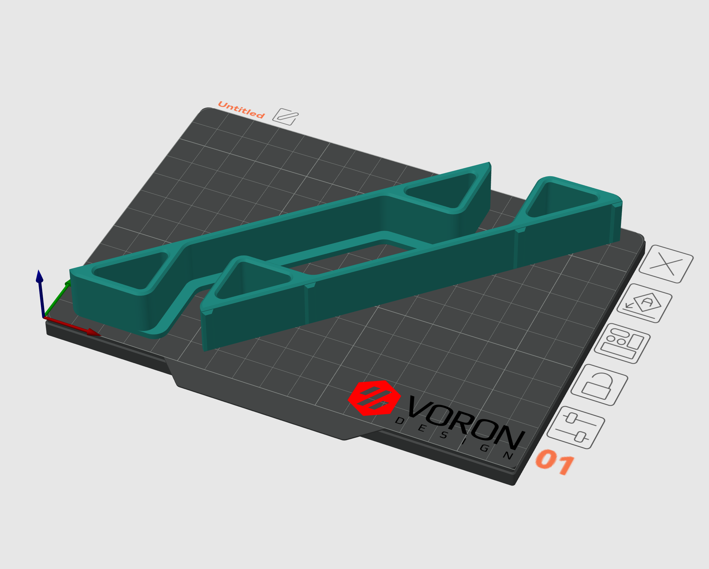 Miniatura 4 do modelo 3D Minimalistic spool holder