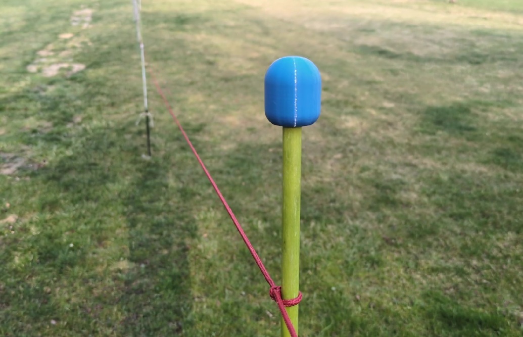 Safety cap for stake - garden endcap