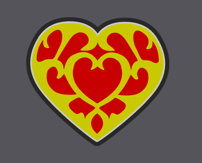 Zelda Heart BOTW Lightbox