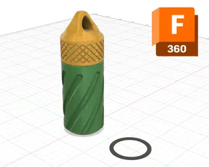 Waterproof Capsule (Fusion360)