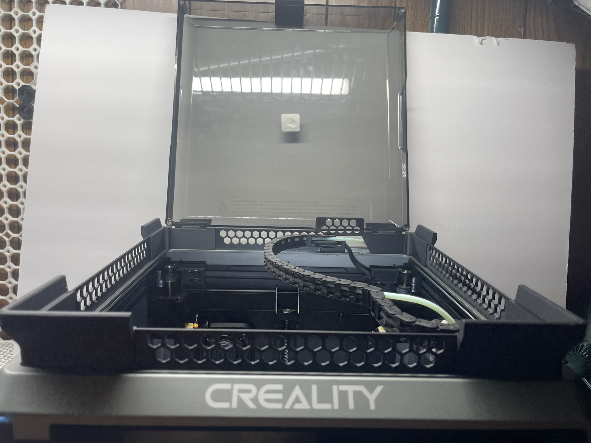 CREALITY K1C SLIM HINGED RISER USES STOCK HARDWARE