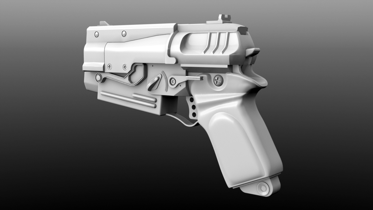 Fallout 10mm Pistol by Co-Props | Download free STL model | Printables.com