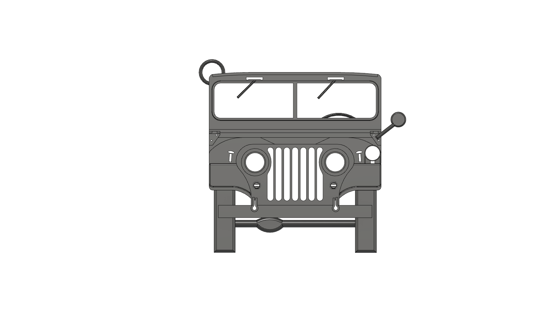 Keychain Jeep M38A1 by Jaromír Valach | Download free STL model ...