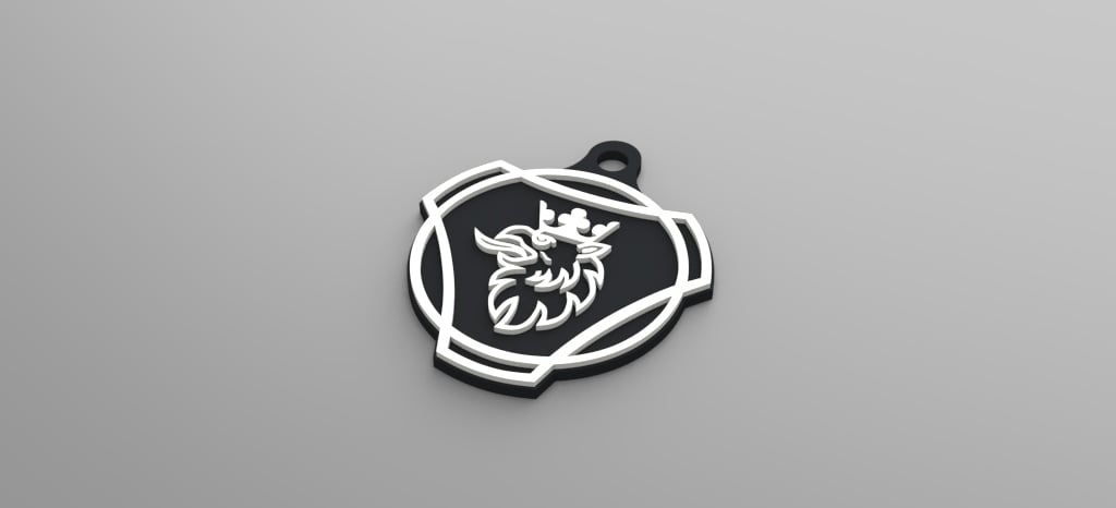 Scania keychain