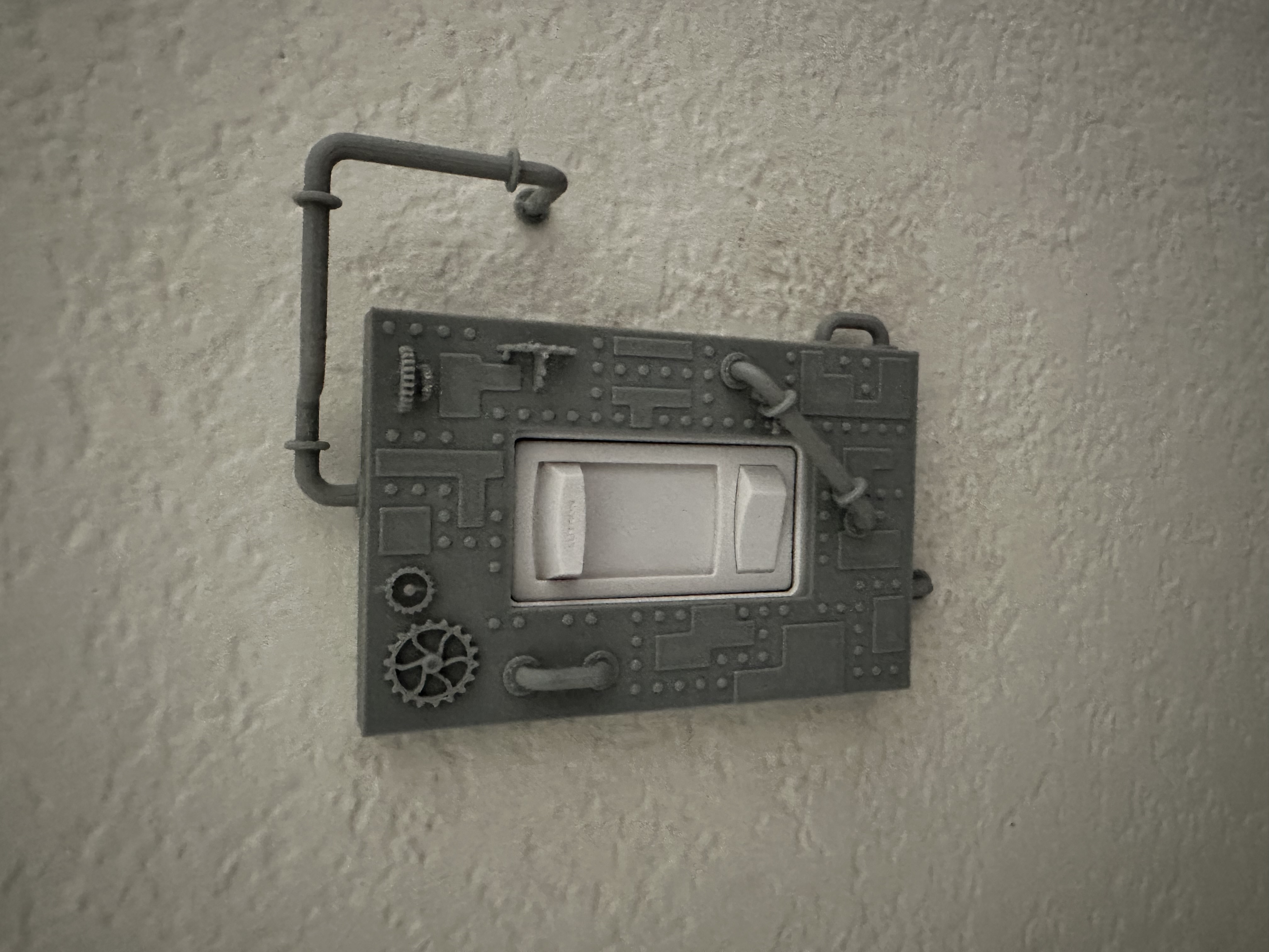 Steampunk Light Switch Cover
