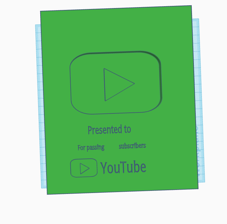 YouTube play button