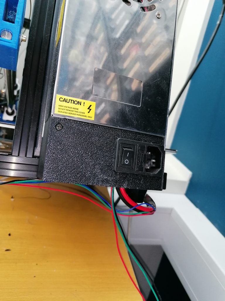 PSU Cover with space for Power Loss detection module