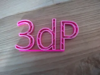 3dP Schriftzug