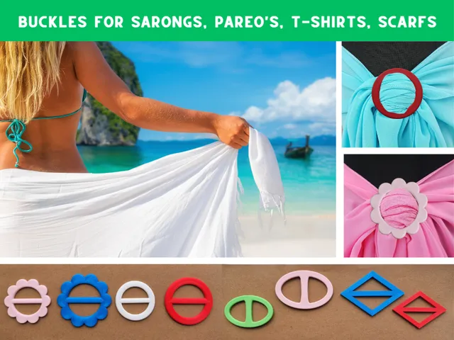 Pareo/Sarong (beach wear) buckle collection