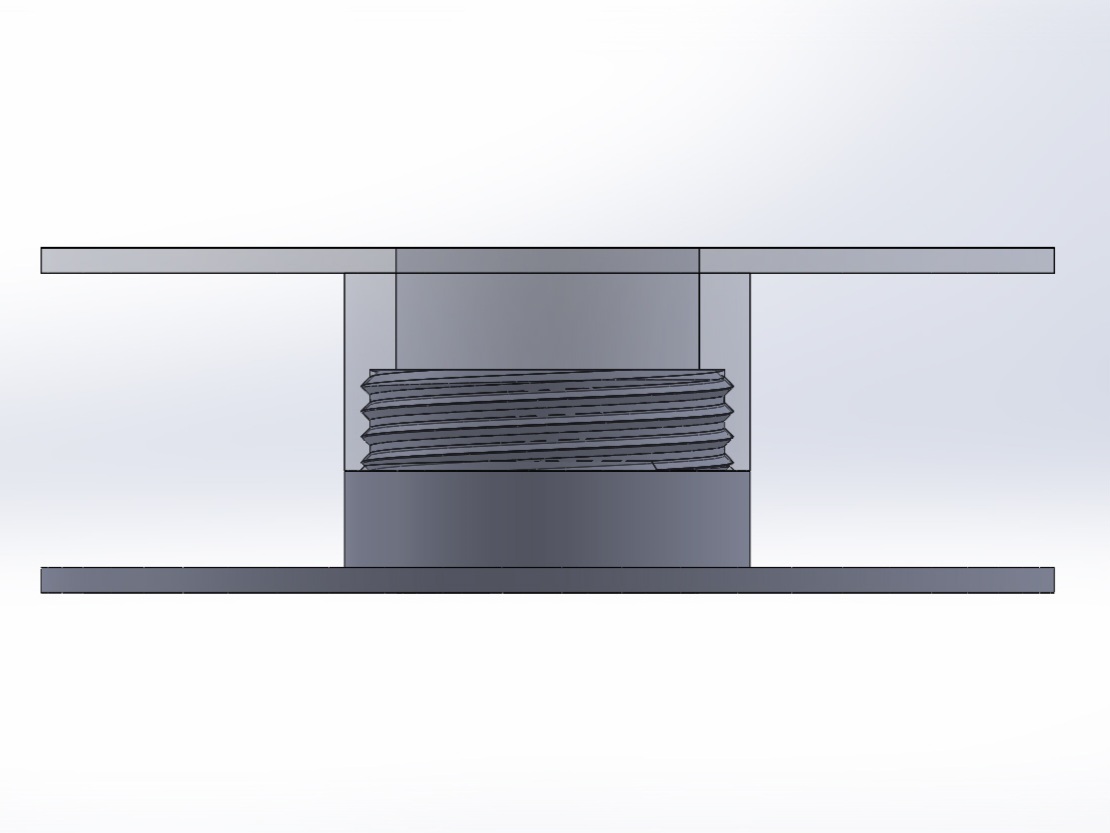 Simple Threaded Refill Spool Holder